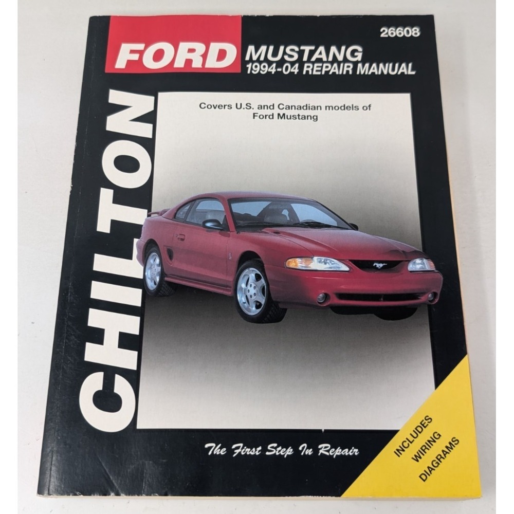 Chilton Ford Mustang Repair Manual 1994–2004 - 26608 Wiring Diagrams Included